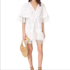 Stevie May White Lace Mini Dress Large (10-12)
